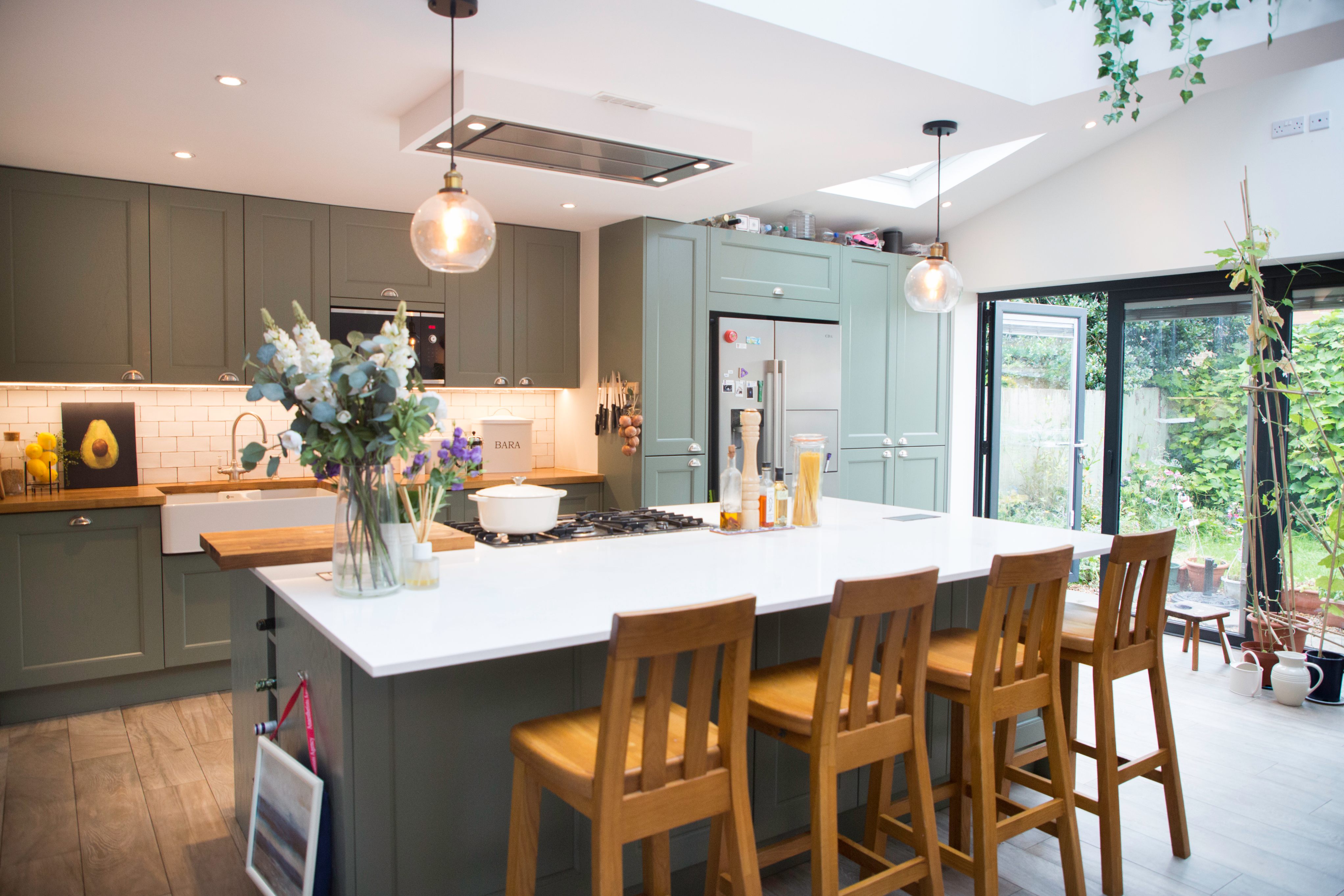 Green Shaker Kitchen