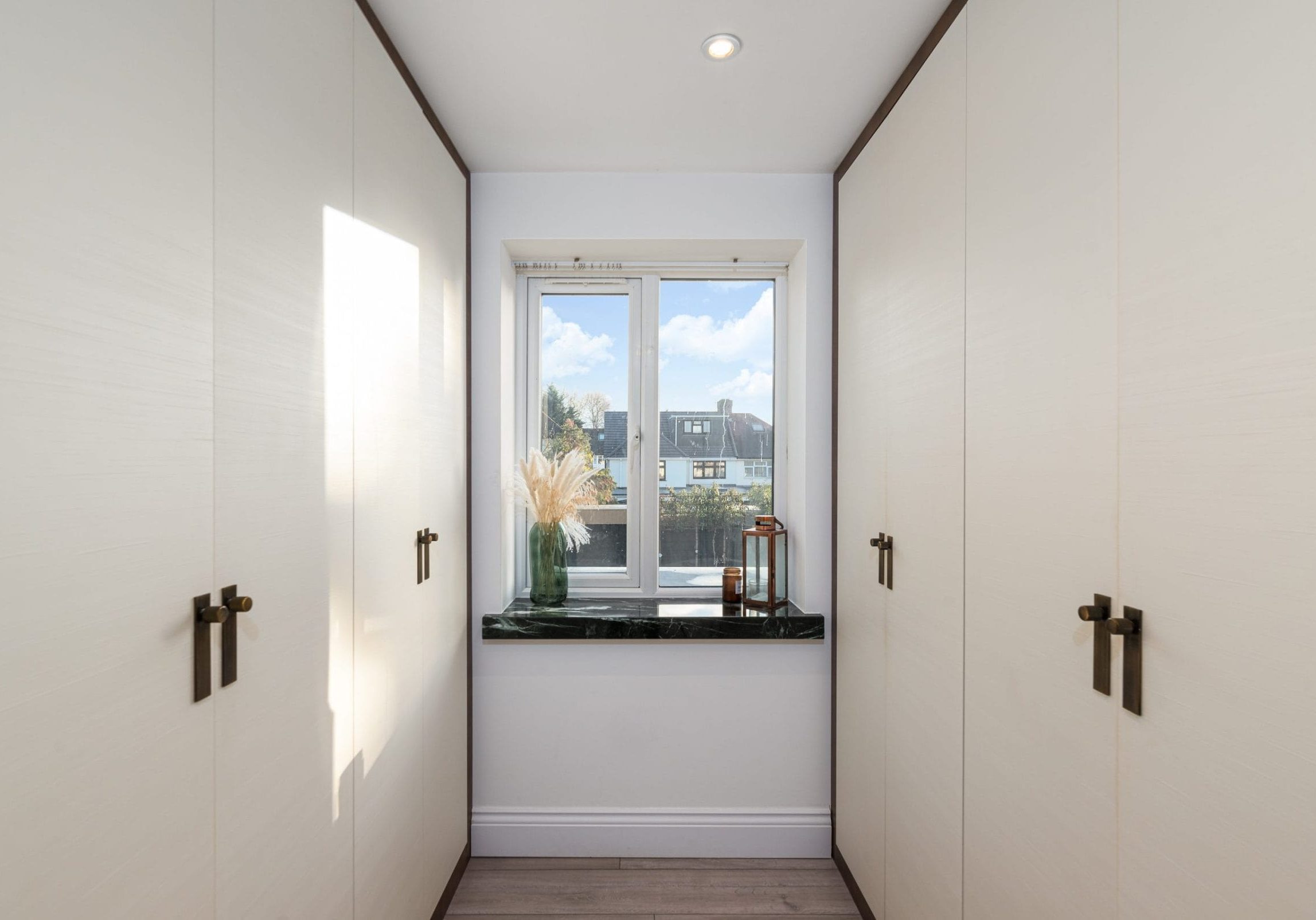 Fitted wardobes and window