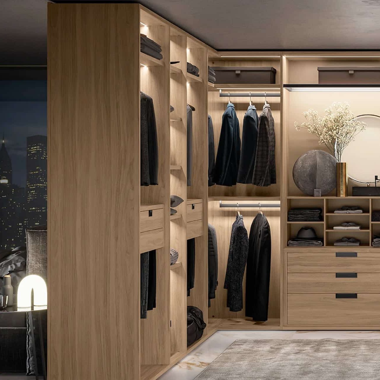 Walk in wardrobe